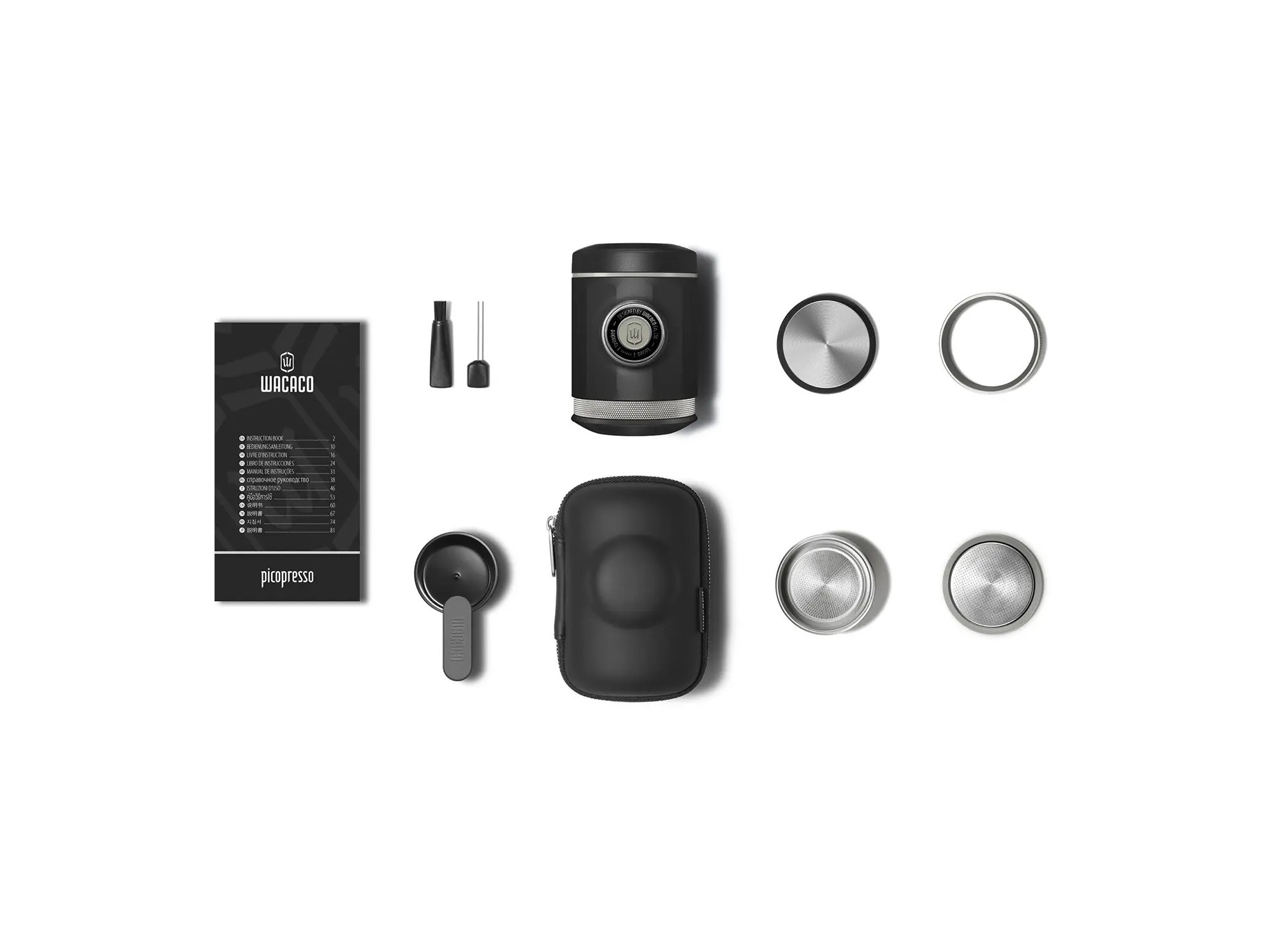 Wacaco Picopresso + twarde etui | Ręczny ekspres do espresso | SNAILER