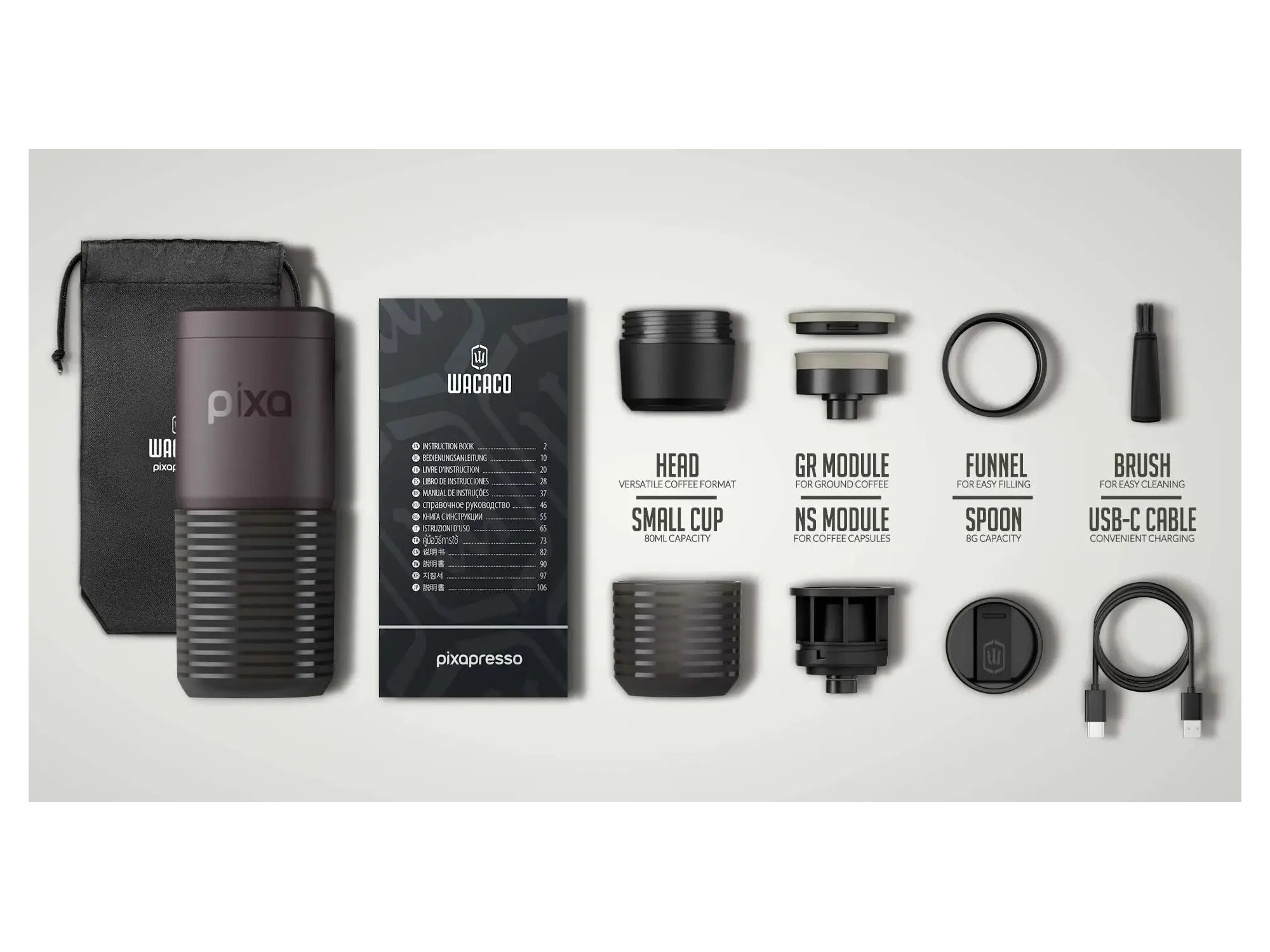 Wacaco Pixapresso – akumulatorowy ekspres | SNAILER®