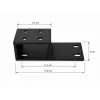 Konsola do montażu markizy – Alduo, 15 cm | SNAILER®