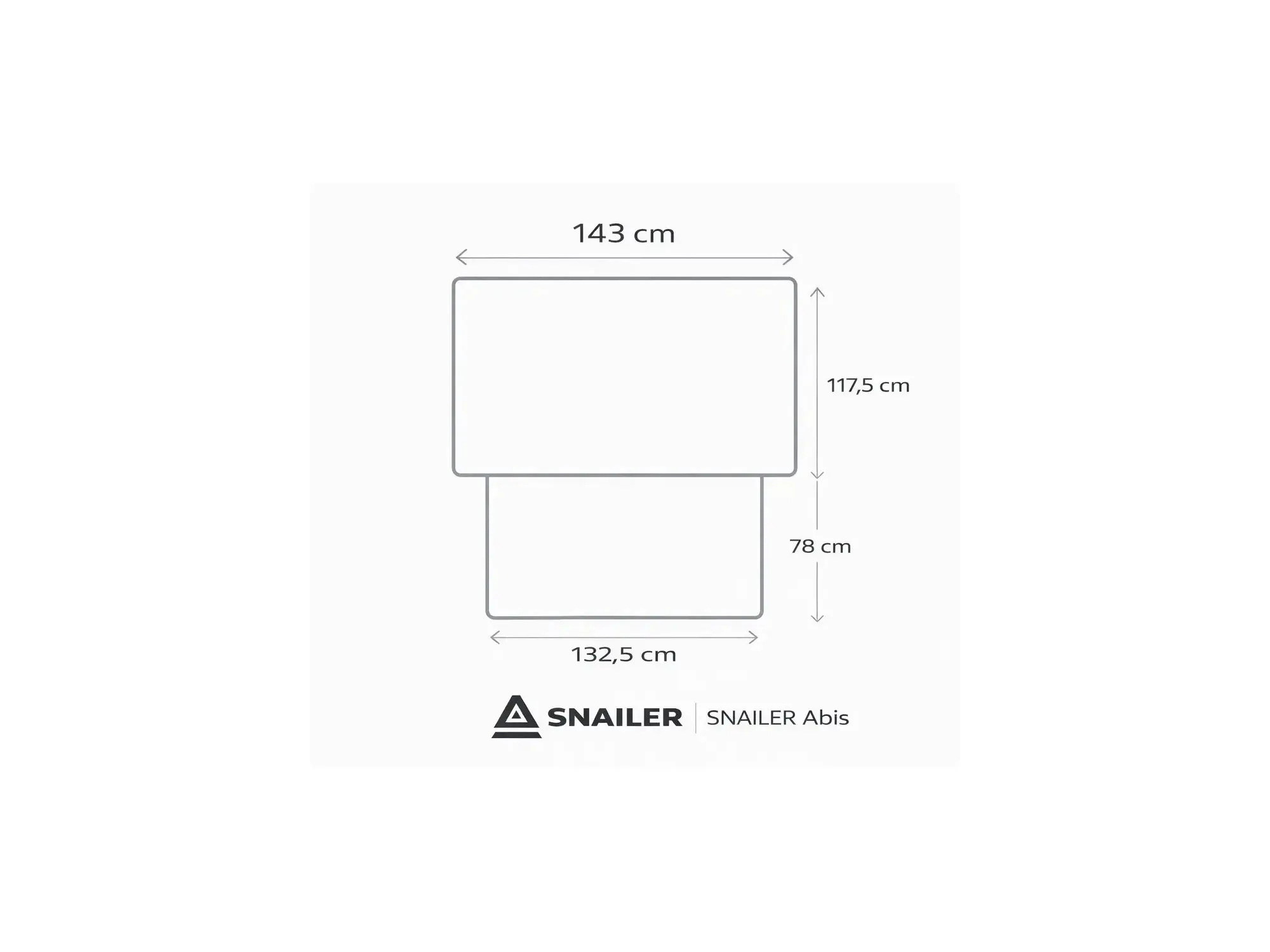 SNAILER® Abis – Twardy namiot dachowy dla 2+1 osób