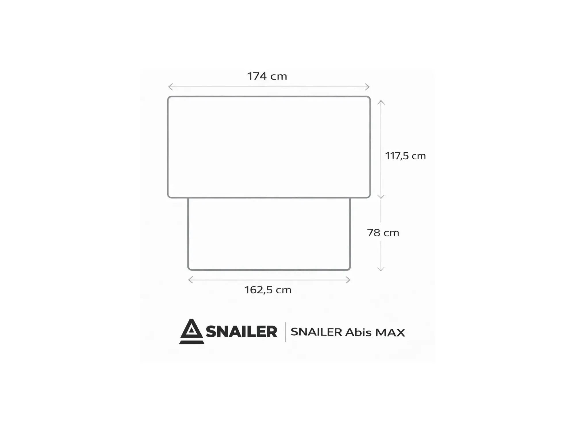 SNAILER® Abis MAX - namiot dachowy w twardej obudowie dla rodzin